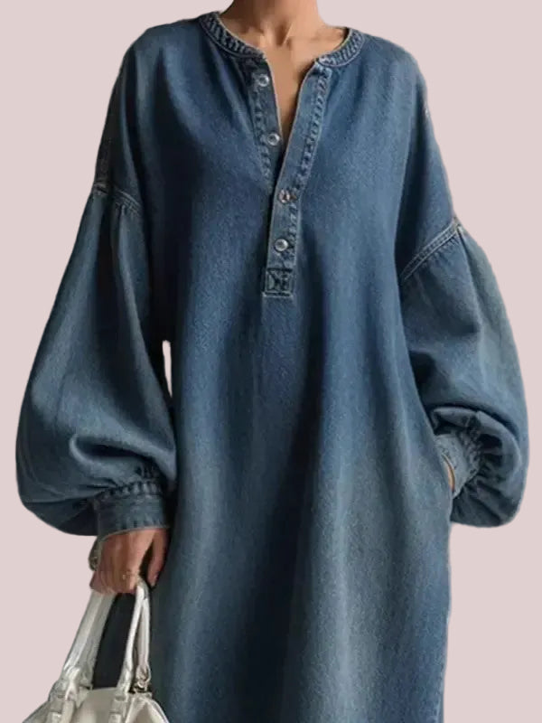 Women's Casual Oversized Denim Dress