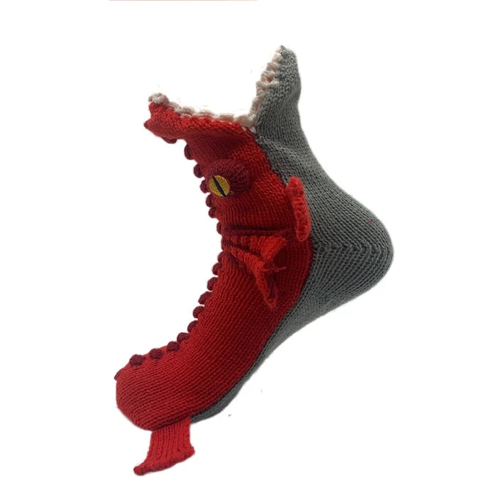 ⏰Sale 50% Off🔥- 3D Knit Crocodile Socks
