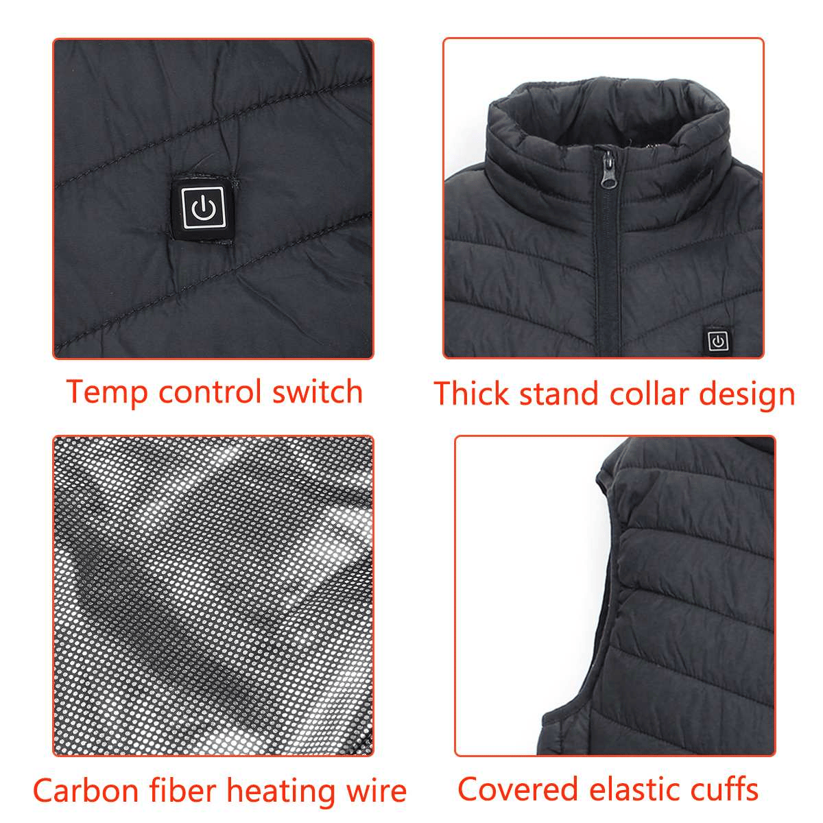 New Unisex Warming Heated Jacket/Vestš§„(Without rechargeable battery)