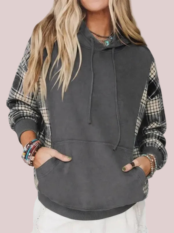 Women's Casual Cotton Loose-Fit Hoodie Sweatshirt