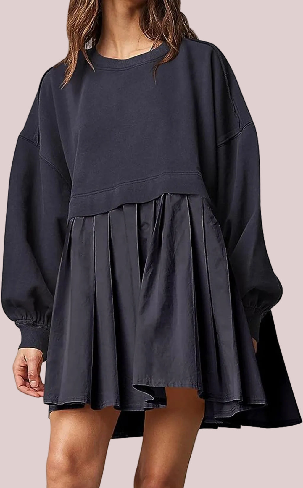 New Women's Oversized Sweatshirt Dress