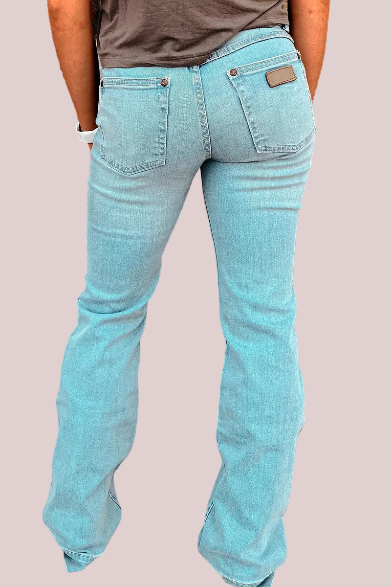 Classic Low Waist Flare Jeans