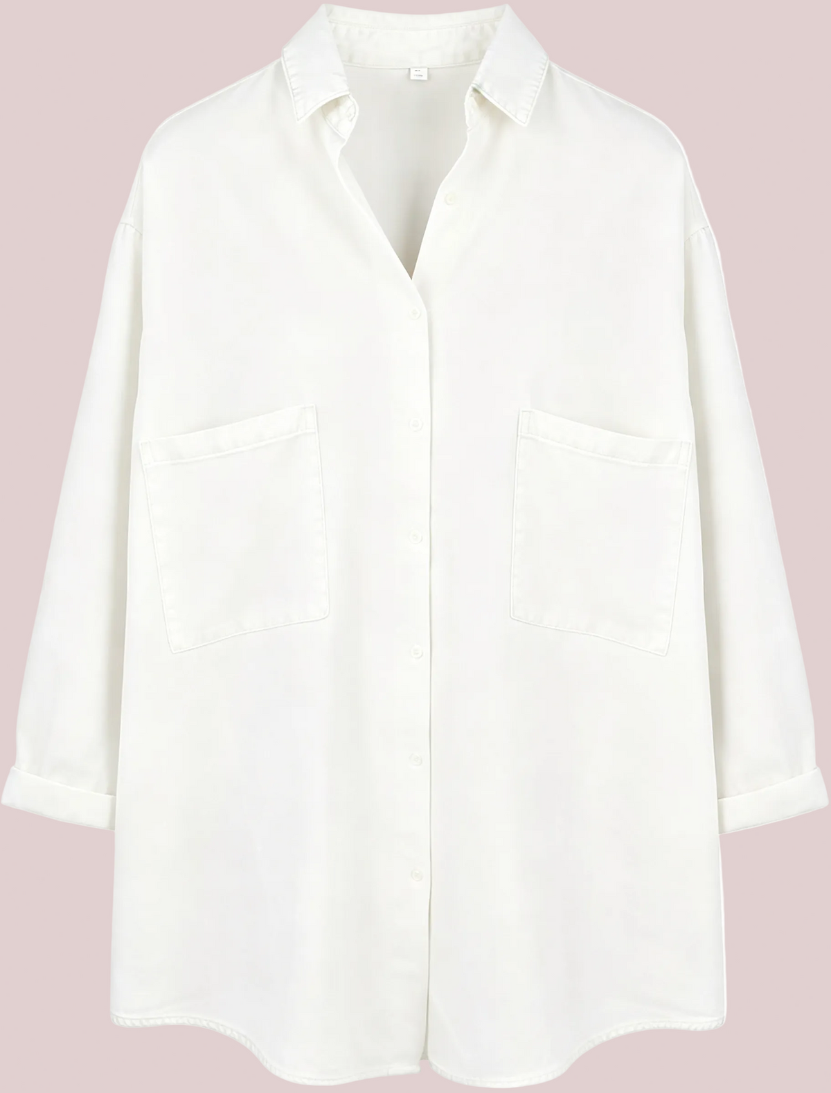 Women's Loose Pocket Denim Shirt Tops