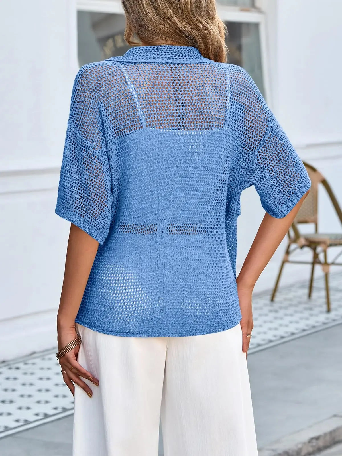 Women's Summer Breeze Crochet Knit Cardigan