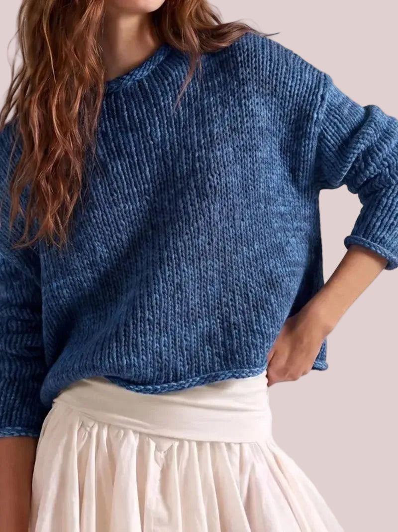Women's Chunky Rollneck Knitted Sweater