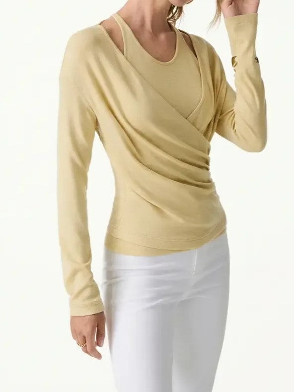 Women's Two‑Piece Built‑In Bra Top Set