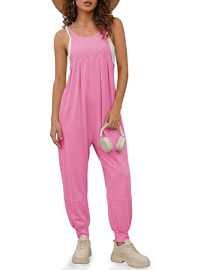 Adjustable Spaghetti Strap Casual Jumpsuit Romper