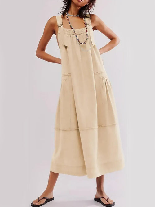 Women's Versatile Overall Maxi Dress