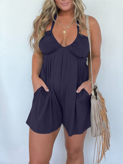 Hot Sale Halter Neck Romper