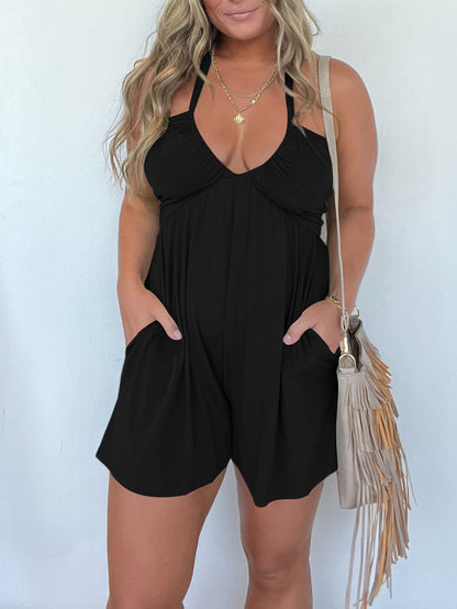 Hot Sale Halter Neck Romper