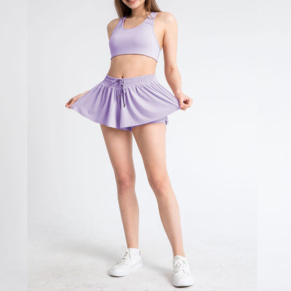 2 in 1 Tennis Shorts Large Size