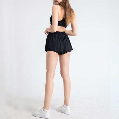 2 in 1 Tennis Shorts Large Size