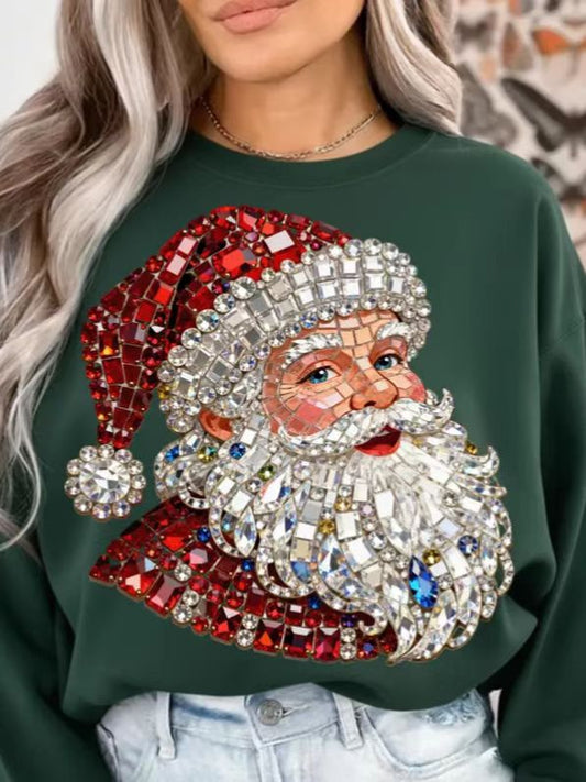 Women's Cute Santa Claus Sweatshirt