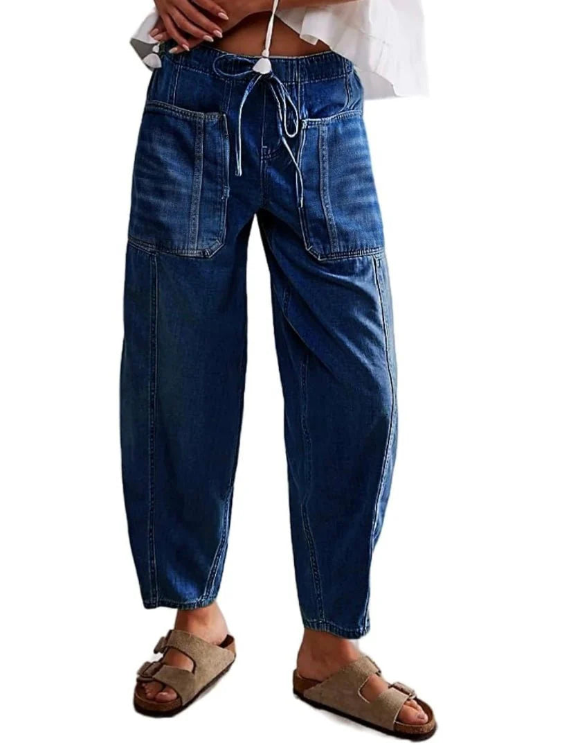 Women's High Rise Vintage Barrel Jeans