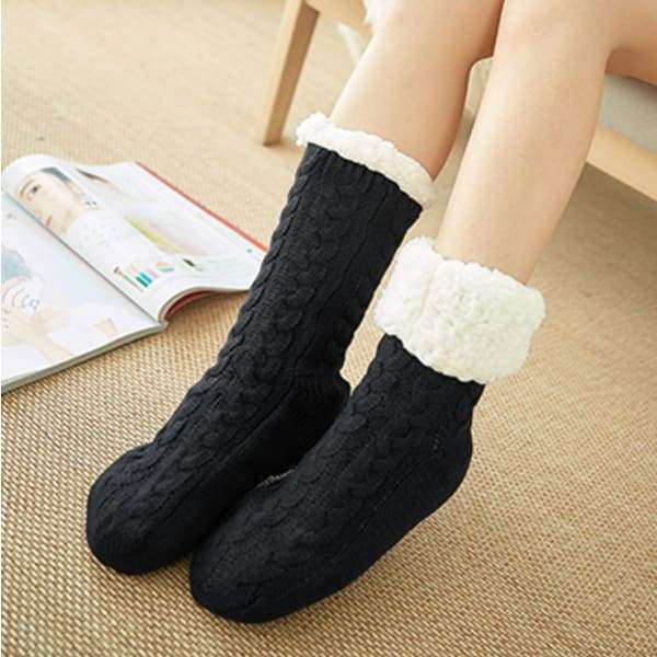 New Winter Velvet Warm Floor Socks