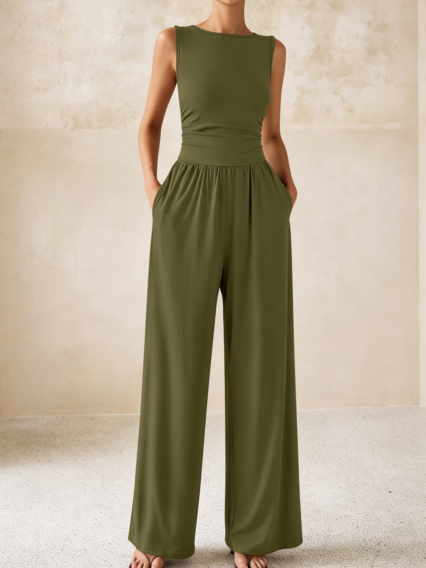 Women's Relaxed Fit Casual Daily Wear Jumpsuit