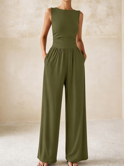 Women's Relaxed Fit Casual Daily Wear Jumpsuit