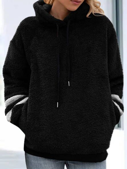 Long Sleeve Hooded Sweater Jacket