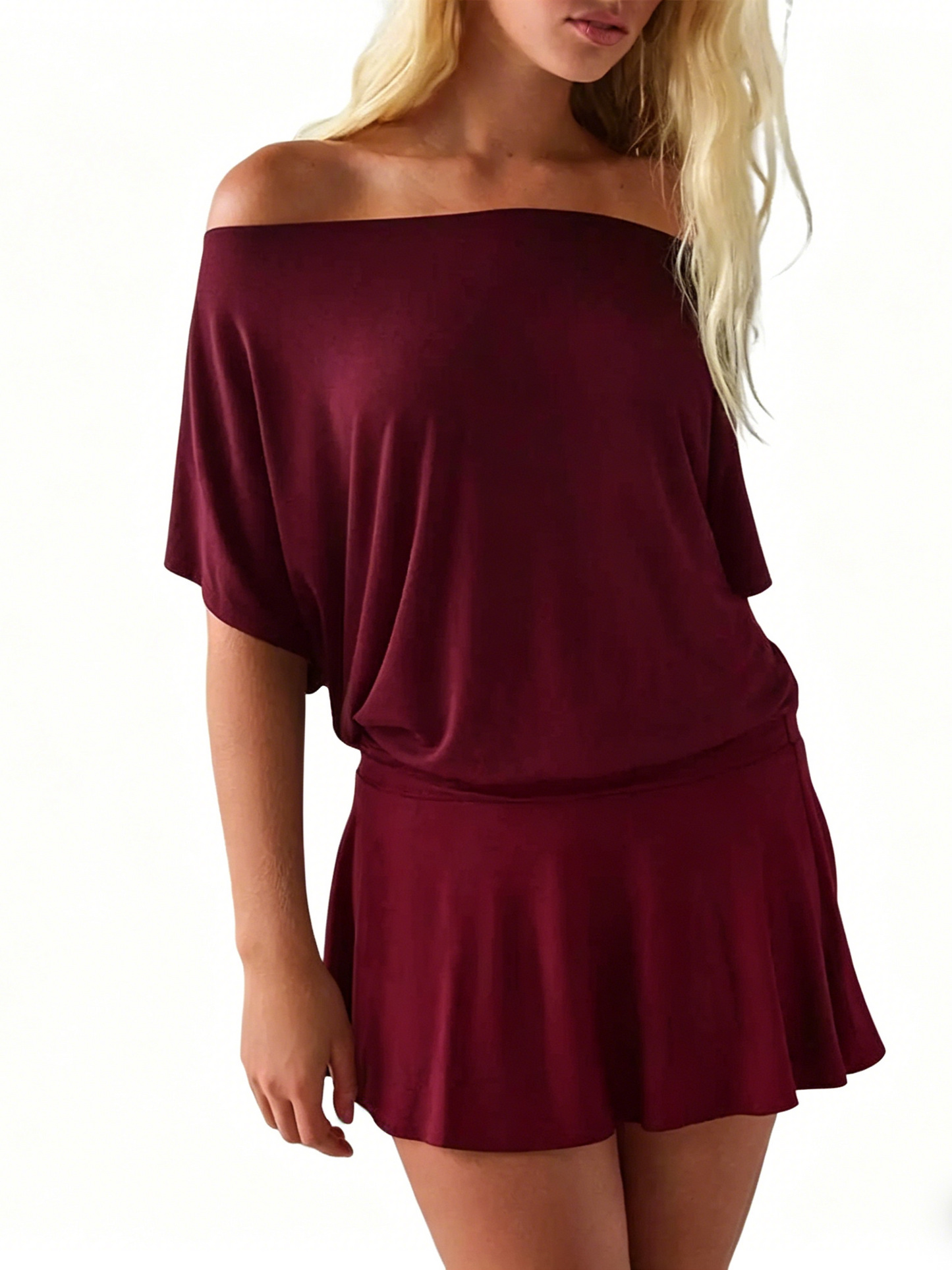 2026 Women's Vibe Sports Off-Shoulder Dress