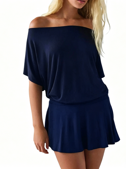2026 Women's Vibe Sports Off-Shoulder Dress