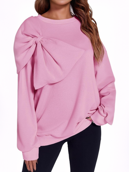 Women's Bow-Detailed Sweatshirt