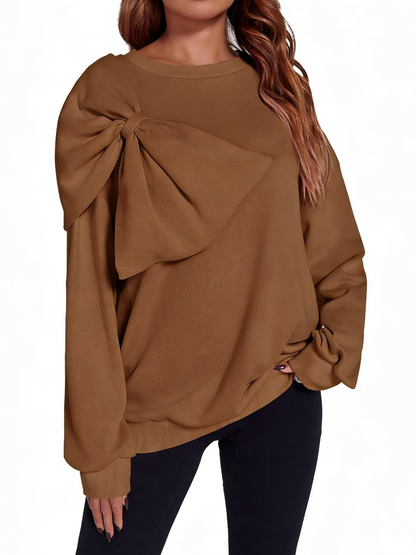 Women's Bow-Detailed Sweatshirt