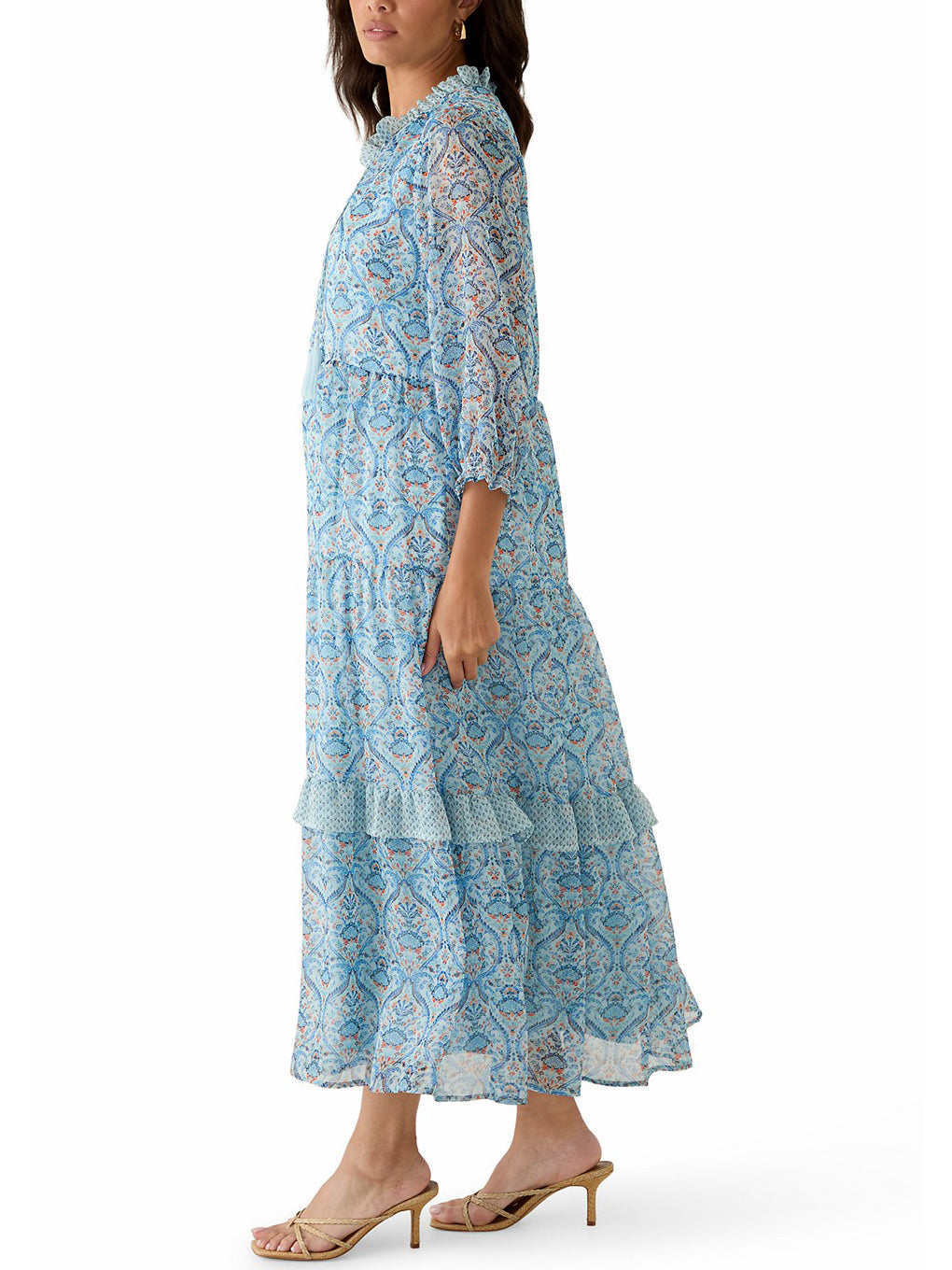 Women's Boho Breeze Drawstring Maxi Dress
