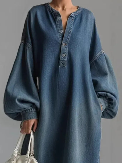 Women's Casual Oversized Denim Dress