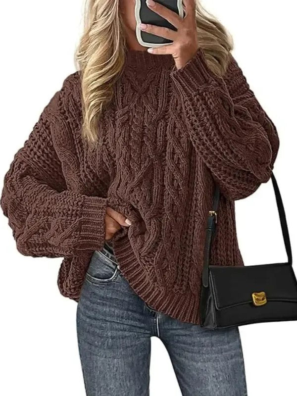 Women's Oversized Chunky Cable Fall Sweaters