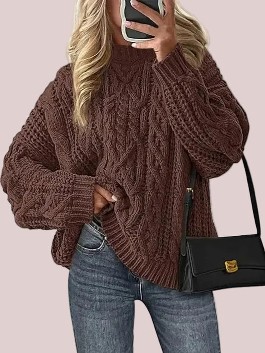 Women's Oversized Chunky Cable Fall Sweaters