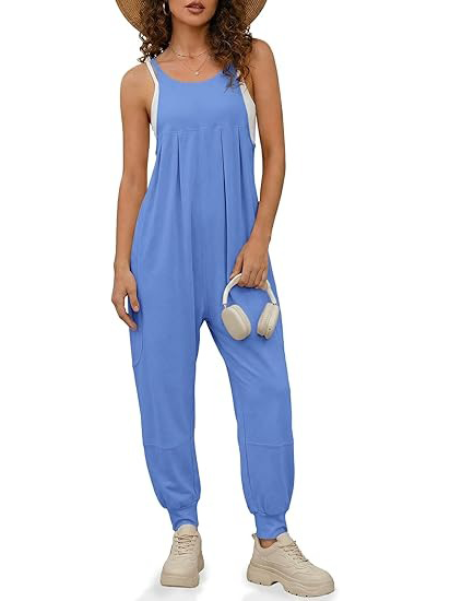 Adjustable Spaghetti Strap Casual Jumpsuit Romper