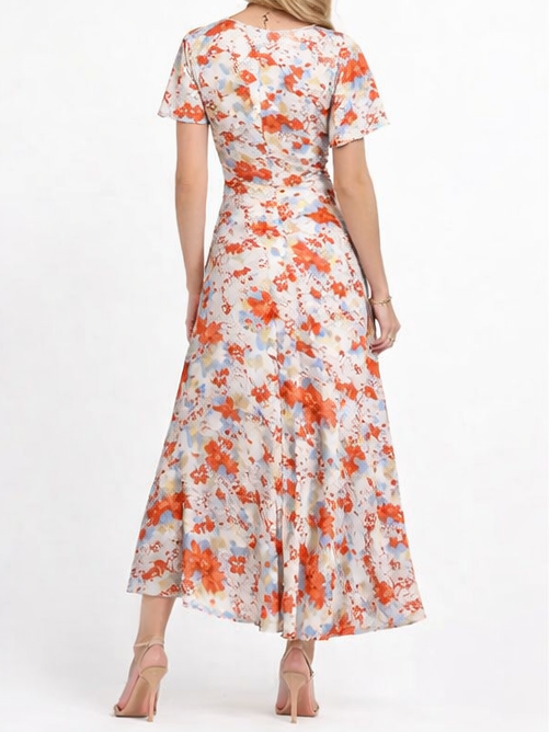 Women's Lightweight Flowy Tie Dress for Spring & Summer