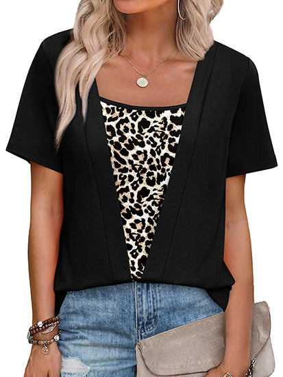 Women's 2-in-1 Square Neck Summer Blouses