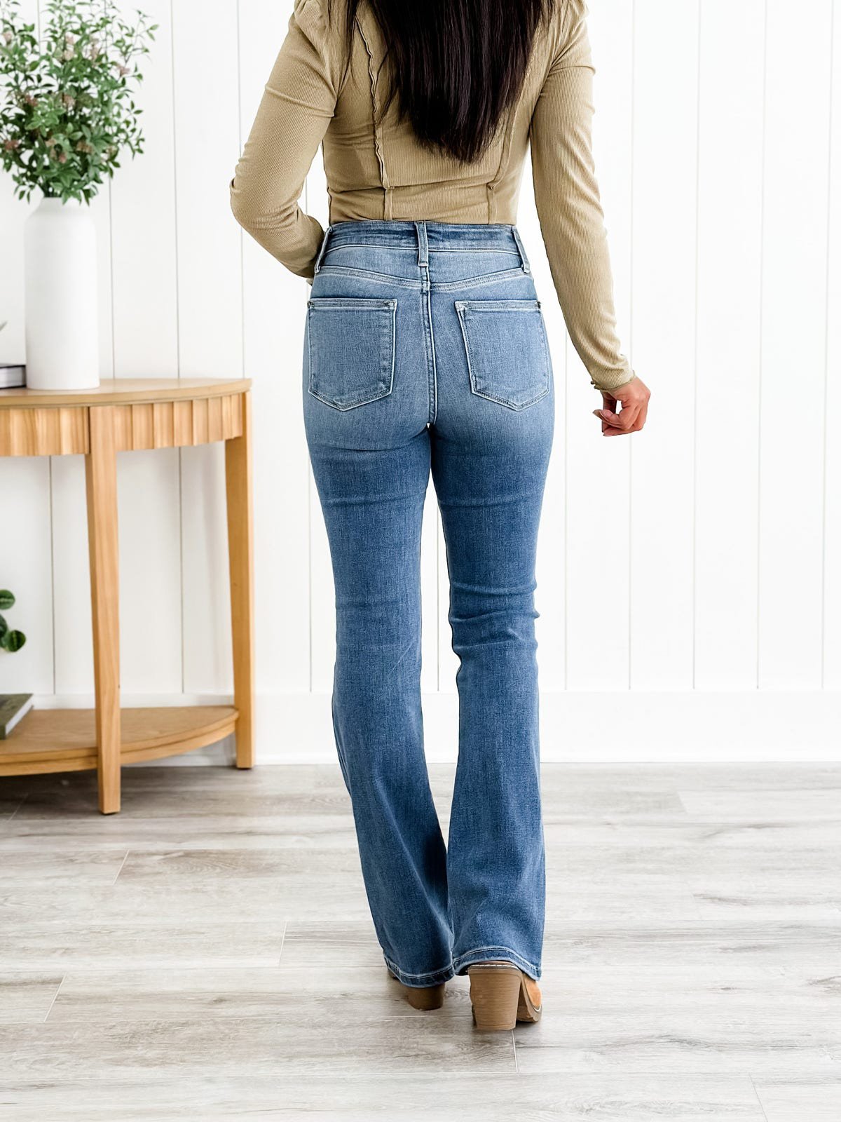 Hot Sale Tummy Control Bootcut Jeans