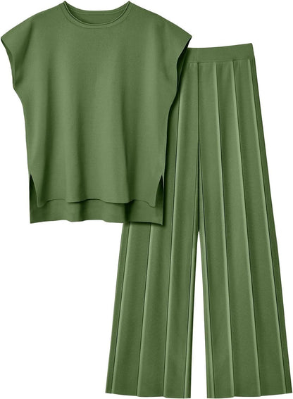 Women's 2 Piece Knit Lounge Set