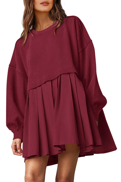 New Women's Oversized Sweatshirt Dress