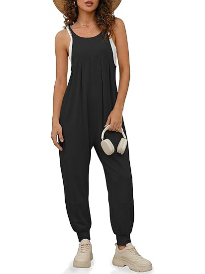 Adjustable Spaghetti Strap Casual Jumpsuit Romper