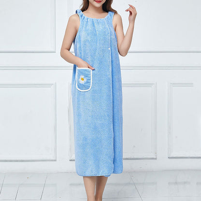 Quick Dry Absorb Water Wearable Bathrobes