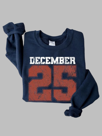 December 25 Retro Christmas Sweatshirt