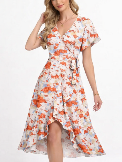 Women's Lightweight Flowy Tie Dress for Spring & Summer