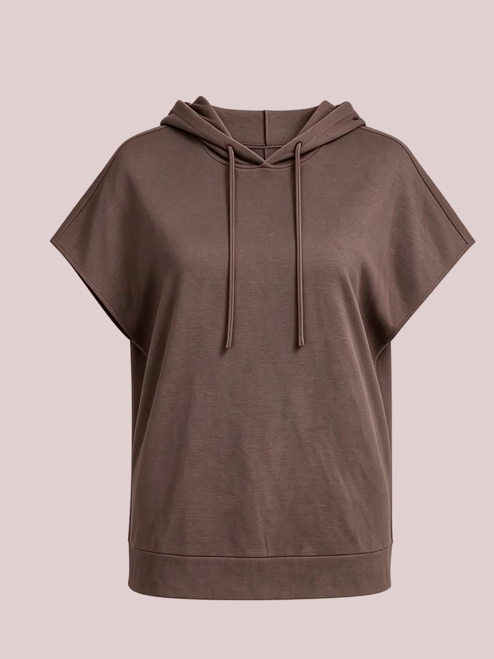 Women's Casual Short Sleeve Hooded Pullover