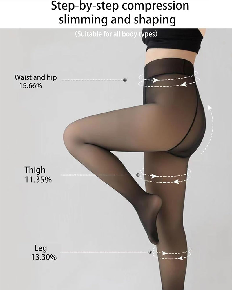 Women's Translucent Fleece Lined Tights (Buy 3 Free Shipping)