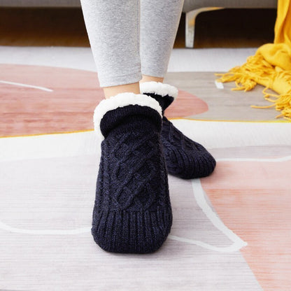 Winter Velvet Indoor Socks Slippers