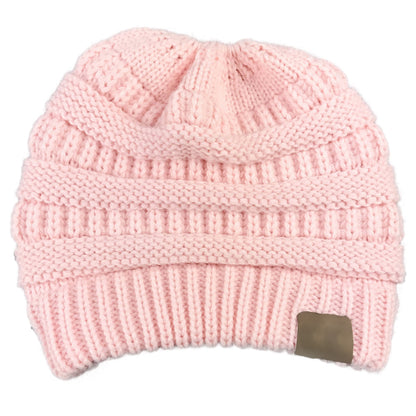 🔥Last day Sale OFF🔥Soft Knit Ponytail Beanie
