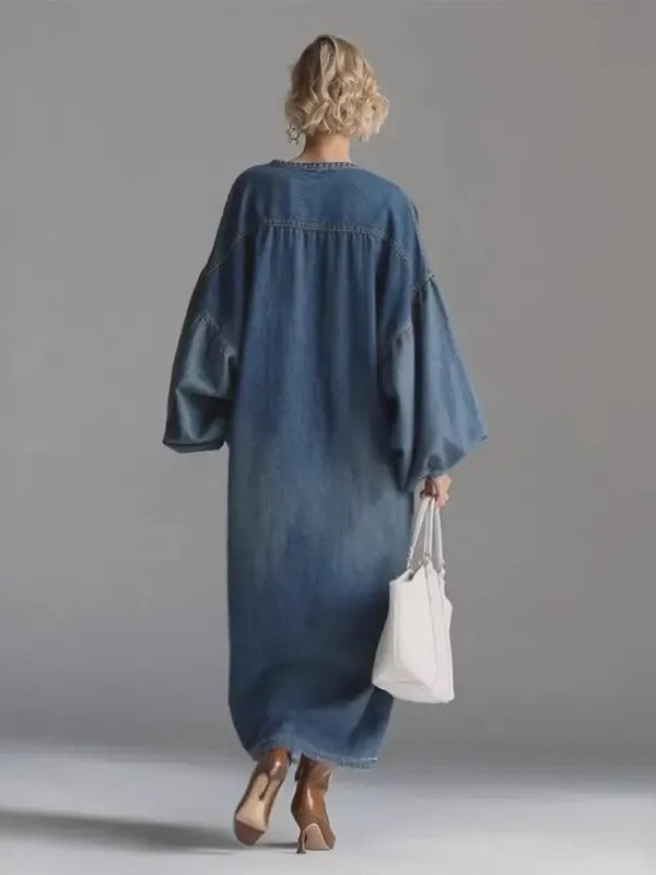 Women's Casual Oversized Denim Dress