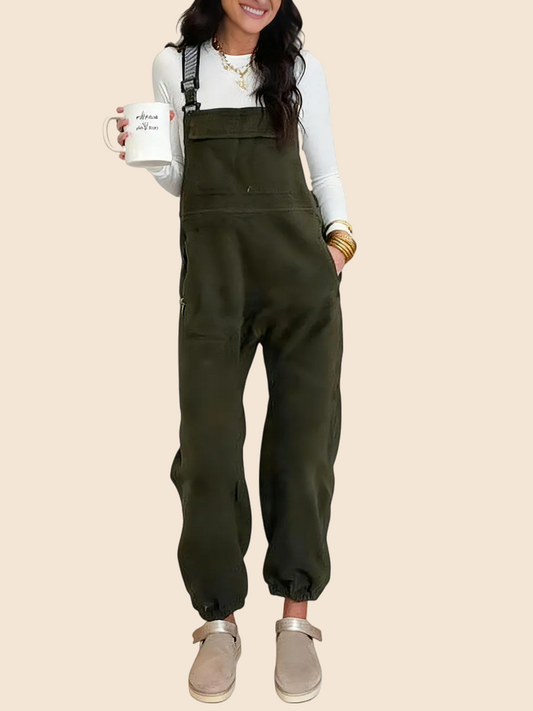Women's Fleece Winter Casual Jumpsuit