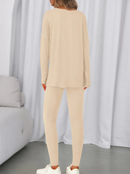 Women's Casual V-neck Oversized Matching Set