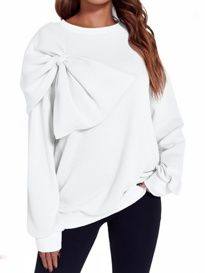 Women's Bow-Detailed Sweatshirt