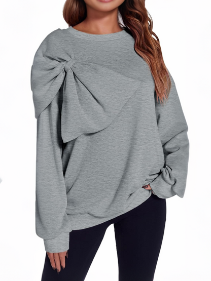 Women's Bow-Detailed Sweatshirt