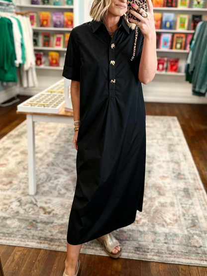 Women's Casual Chic Relaxed Shirt Dress